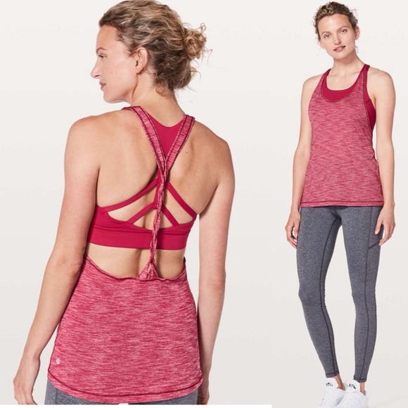 Lululemon Twist & Toil Tank
Heathered Ruby Red / Ruby Red - Picture 1 of 5